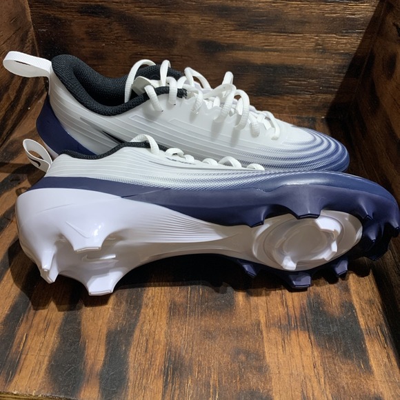 Men's Nike Vapor Speed 3 White Midnight Navy Football Cleats HM8849-103 Size 8.5 - Picture 7 of 9
